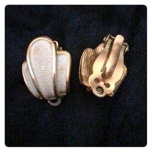 Vintage clip on earrings